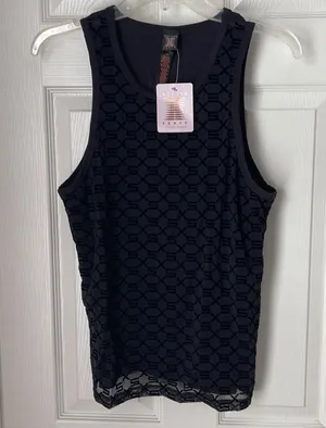 Savage X Fenty Lingerie by Rihanna sheer tank top NWT thumbnail 1