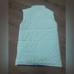 Columbia Royal Blue Baby Blue Polkadot Insulated Reversible Vest thumbnail 7