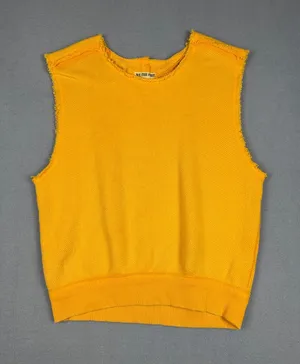Free People Bright Yellow Muscle Tank Size: XS thumbnail 1