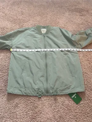 Halara Sage Zipper Fly Relaxed Casual Bomber Jacket with Pockets Size S thumbnail 8