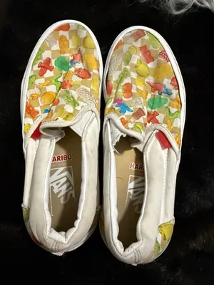 Vans x Haribo Classic Slip On Shoes Men's 6.5 Women 8 gummy bears thumbnail 5