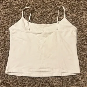 Abercrombie & Fitch Tank Cropped Cami White XL thumbnail 2