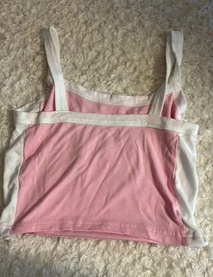 Gap Pink And White Tank thumbnail 2