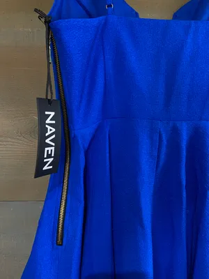 Royal Blue Dress thumbnail 5