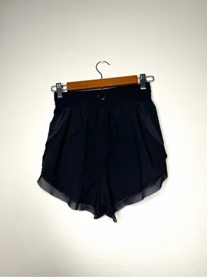 Nike One Women Dri-FIT Brief-Lined Shorts XS Black Running Athletic Workout Gym thumbnail 6