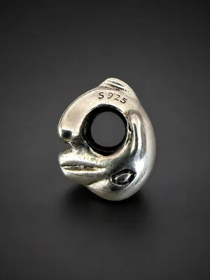 Pandora Retired Dolphin Charm Sterling Silver European Style thumbnail 3