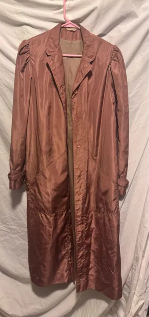 Rain Shredder by Ken Merit trench coat Pink Size M thumbnail 1