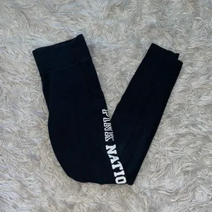 VS Pink Black Yoga Pants thumbnail 1
