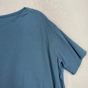 Lululemon Size 12 Back in Action Short Sleeve T-Shirt Utility Blue Relaxed Fit thumbnail 4