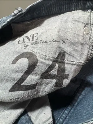 ONE TEASPOON Distressed High-Rise Blue Denim Shorts thumbnail 5