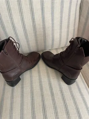 Naot Empire Leather Victorian Corridor Prairie Lace Up Square Toe Boots 39 US 8 thumbnail 3