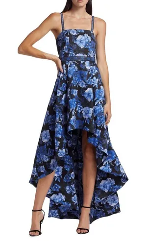 Alice + Olivia Women's Florence High Low Gown 4 thumbnail 1