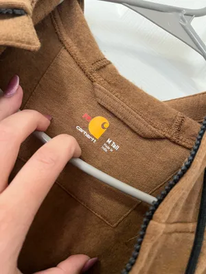 Carhartt FR Flame Resistant Zip Hoodie Brown CAT 3 NFPA 70E Mens Size M Tall thumbnail 8