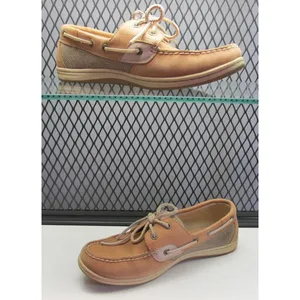 Sperry Women’s Koifish Boat Shoes Tan 9M Leather Mesh Nautical Loafers thumbnail 2