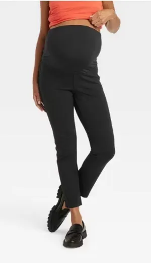 Isabel Maternity Over-Belly Ponte Maternity Pants Small Maternity thumbnail 1