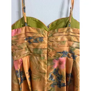 Anthropologie James Coviello Botanica Floral Cocktail Dress Women Size 10 thumbnail 5