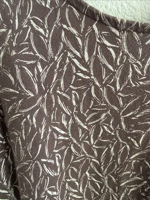 Fresh Produce Sleeveless Brown Printed Maxi Dress 100% Cotton Women's Large thumbnail 5