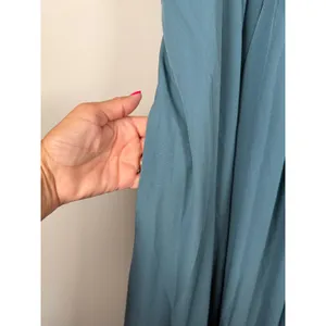 Halara Teal Blue V-Neck Wrap Maxi Dress Short Sleeve Pockets Plus Size 3X 780793 thumbnail 5