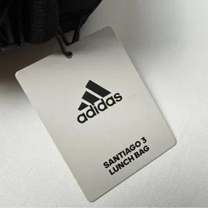 Adidas Black & White Multi-Use Three Stripe Santiago 3 Lunch Bag NWT thumbnail 9