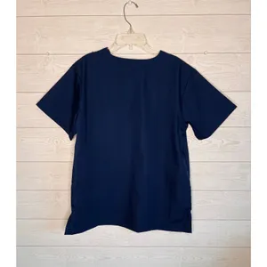Dagacci Unisex V-neck navy scrub top Size Small NWOT thumbnail 3