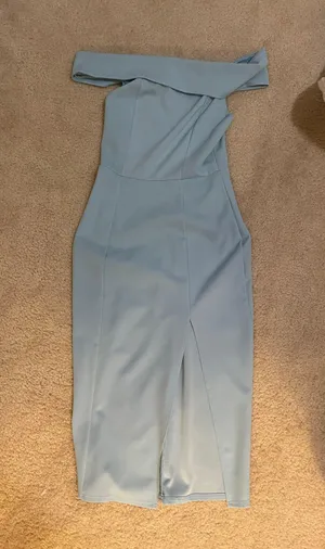 Windsor Blue Midi Dress thumbnail 1