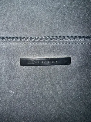 Villager A Liz Claiborne Company Black Structured Laptop Briefcase Tote thumbnail 2
