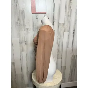 Brown crop top size Xlarge Tan thumbnail 3