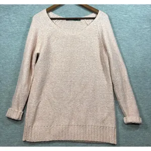 Lauren Ralph Lauren‎ Womens Sweater M Pink Knit Sweater Pullover thumbnail 1