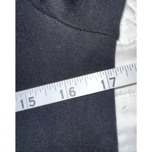 Ralph Lauren Black Silver Short Sleeve Button Detail Size Medium Blouse Cotton thumbnail 8