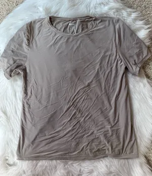 Aerie Smoothez by Aerie Crew Neck Short Sleeve Shape Wear T-Shirt thumbnail 1
