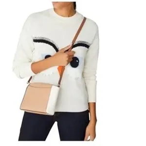 NWT Kate Spade Monica Small Crossbody Bag Purse Pebbled‎ Leather Light Fawn thumbnail 5