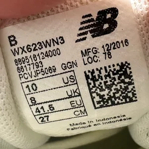 Size 10 Women’s - New Balance 623v3 White Grey W thumbnail 6