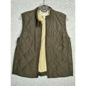 Orvis Size 10 Womens Quilted‎ Vest Full Zip Olive Green Sleeveless Lightweight thumbnail 9