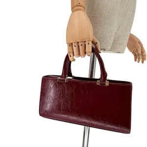 Zara Textured Burgundy Red Handbag Ref 6813/410 NWOT thumbnail 4