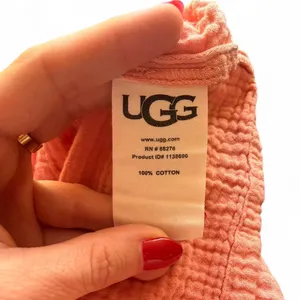 UGG Cinthia Coral Peach Cotton Gauze Crop Tank thumbnail 3