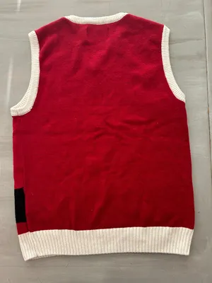 Santa Ugly Christmas Sweater Vest Women Size Small Tacky Christmas Santa Costume thumbnail 7