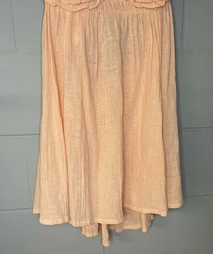 Free People Blissful Breeze Gauzy Linen Babydoll Mini Dress thumbnail 4