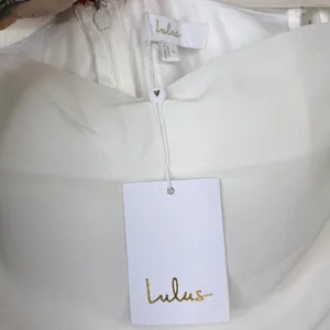 NEW Lulus Lux Bridal Adorna White Off-the-Shoulder Semi-Sheer Chiffon Maxi Dress thumbnail 10