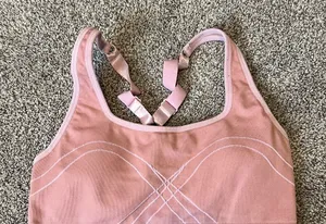 Fabletics Dusty Pink Sports Bra thumbnail 1