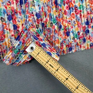 Amanda Uprichard Floral Pleated Romper Tie Shoulder Square Neck Multicolor M thumbnail 6