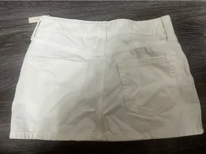 White Jean Hollister Skirt Denim Mini 1 thumbnail 3
