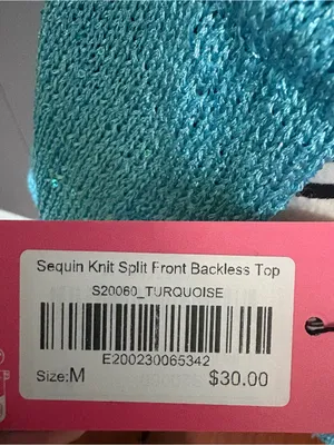 EDIKTED Sequin Split Front Knit Halter Top thumbnail 8