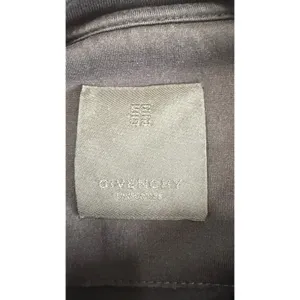 Givenchy Black Cotton 4G Logo Embroidered Neck T-Shirt BA70033YM3 Womens Small thumbnail 4