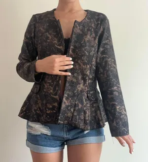 Brown Blazer Printed thumbnail 4