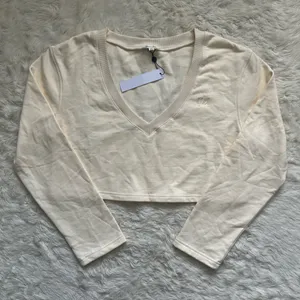 For Love & Lemons Top Morgan Sweatshirt Cropped Daisy Floral Embroidered M NWT thumbnail 2