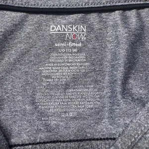 Danskin Now Womens Grey Heather Dri-More Activewear‎ Top Back Cutout Large 12-14 thumbnail 3