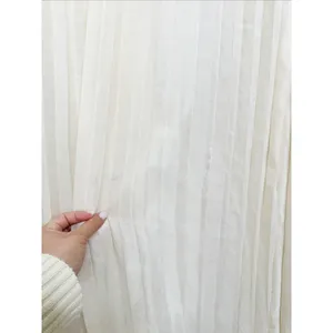 NWT Anthropologie Let Me Be One-Shoulder Pleated Maxi Dress Cream White Medium thumbnail 8