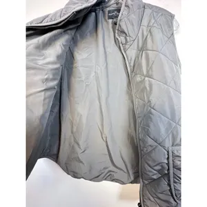 Market & Spruce‎ Grey Quilted Zip Up Vest Mock Neck WECSH004 Womens XL thumbnail 8