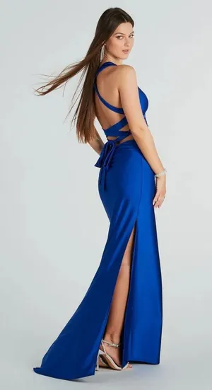 Windsor Lace Up Prom Dress thumbnail 2