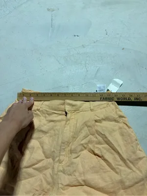 Abercrombie & Fitch NWT Peach Linen BLend Shorts medium thumbnail 6